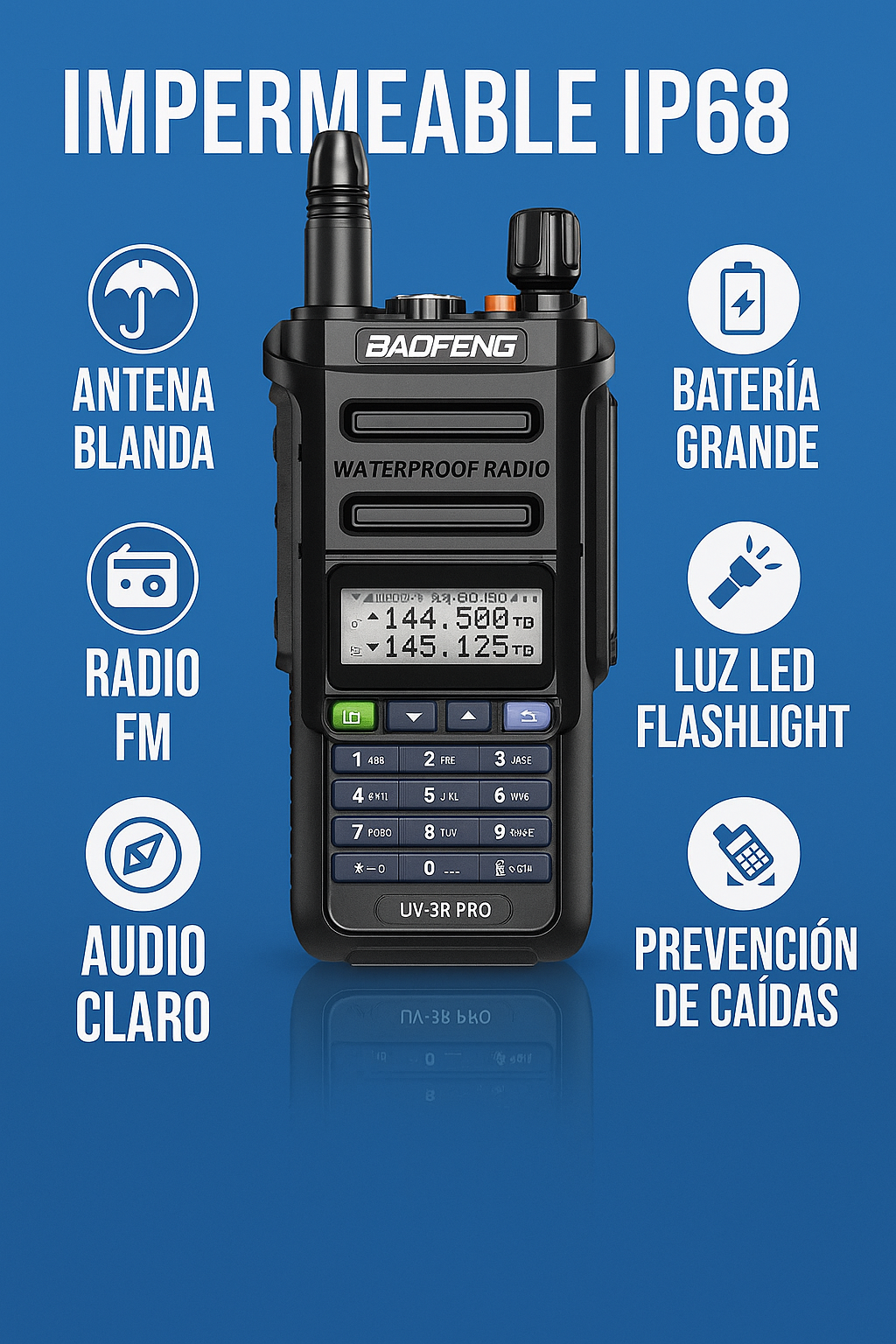 Radio baofeng UV9R PRO